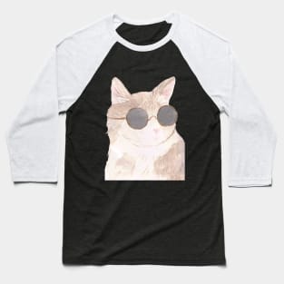 Sunglasses cat Baseball T-Shirt